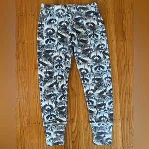 All Things Fabulous Raccoon Face Leggings- Small